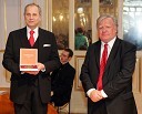 Boris Sovič, mariborski župan v letih 1998-2006 in Tone Partljič, dobitnik Glazerjeve nagrade za življenjsko delo na področju pisateljskega in kulturnega ustvarjanja