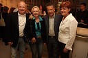 Gorazd Elvič - Gogi, športni novinar s soprogo, Zdravko Geržina, glasbena agencija Geržina Videoton in ...