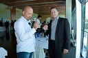 Boštjan Protner, direktor Radia 1 in vinar in Danilo Steyer, vinogradništvo Steyer vina