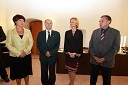 Alenka Šiško, predsednica turističnega društva Negova - Spodnji Ivanjci, mag. Milan Lovrenčič, predsednik uprave Ustanove dr. Antona Trstenjaka, Norma Bale, direktorica Kultprotur in Dušan Zagorc, podžupan občine Gornja Radgona