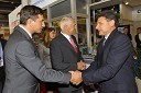 Borut Pahor, predsednik Vlade RS, mag. Franc Pangerl, direktor uprave Celjski sejem d.d. in Marjan Vengust, direktor CMC Celje