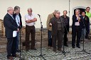 Jože Jagodnik, Andrej Verlič, podžupan Maribora, Janko Razgoršek, podjetnik in predsednik Rotary kluba Maribor, Tone Partljič, pisatelj in ...