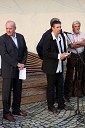 Jože Jagodnik, Zlatko Jesenik, predsednik Turističnega društva Maribor in vodja splavarjenja in Janko Razgoršek, podjetnik in predsednik Rotary kluba Maribor