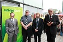 Janez Korpič, center manager Velejapark, Michael Letonje, podžupan občine Velenje, Wilfried Golger, Golger group in Srečko Meh, župan občine Velenje