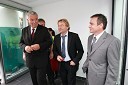 Srečko Meh, župan občine Velenje, Wilfried Golger, Golger group in Janez Korpič, center manager Velejapark