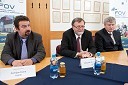 Damijan Perne, župan Kranja, prof. dr. Ivan Rozman, rektor Univerze v Mariboru in prof. dr. Marko Ferjan, dekan Fakultete za organizacijske vede Univerze v Mariboru