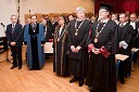 Prof. dr. Danilo Zavrtanik, predsednik Univerze v Novi Gorici, prof. dr. Rado Bohinc, rektor Univerze na Primorskem, prof. dr. Andreja Kocijančič, rektorica Univerze v Ljubljani, prof. dr. Marko Ferjan, dekan Fakultete za organizacijske vede Univerze v Mariboru in prof. dr. Ivan Rozman, rektor Univerze v Mariboru