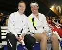 Maja Matevžič in Tina Križan, tenisačici