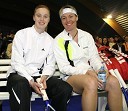 Maja Matevžič in Tina Križan, tenisačici