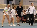 Tina Križan, Mima Jaušovec, kapetanka slovenske ženske teniške reprezentance, Stefan Edberg in Maja Matevžič