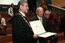 Prof. dr. Ludvik Trauner, dekan Fakultete za gradbeništvo UM in prof. Egon Žitnik