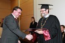 Dr. Andrej Gusel, Fakulteta za strojništvo Univerze v Mariboru in prof. dr. Ivan Rozman, rektor Univerze v Mariboru