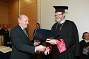 Dr. Zvonko Toroš, Fakulteta za elektrotehniko, računalništvo in informatiko Univerze v Mariboru in prof. dr. Ivan Rozman, rektor Univerze v Mariboru