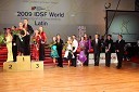 Tatsiana Lahvinovich in Zoran Plohl, Hrvaška, Anna Firstova in Alexey Silde, Rusija, svetovna prvaka v latinskoameriških plesih 2009, Anna Kuzminskaya in Andrey Zaytsev, Rusija, Jagoda Štrukelj in Jurij Batagelj, Slovenija, Michelle Abildtrup in Martino Zanibellato, Danska, Antonia in Gabriele Goffredo, Italija, Drago Šulek, predsednik Plesne zveze Slovenije, Irma Pavlinič Krebs, ministrica za javno upravo in Heinz Spaeker, IDSF športni direktor