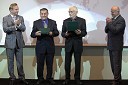 Peter Kukovica, predsednik Atletske zveze Slovenije, Franc Ivančič, slovenski prvak v maratonu in ustanovitelj AK Ptuj, Milan Lorenci, odgovoren za tehnično izvedbo pohoda Koraki za korakce in ...