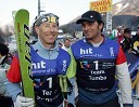 Ingemar Stenmark, nekdanji švedski smučar in Alberto Tomba, nekdanji italijanski smučar