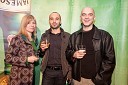 Saša Novak, Martin Kosaber, brand manager Pernod Ricard Slovenija d.o.o. in Igor Pošen