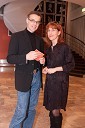 Igor Samobor, igralec in Barbara Hieng Samobor, direktorica MGL