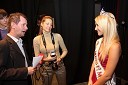 Andrej Okreša, novinar Radia City, Mihaela Margan - Miša, novinarka in Playboyeva zajčica ter Tjaša Sidar, Miss Hawaiian Tropic 2010