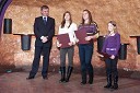 Ivan Levar, Ana Janko, gimnastičarka, Antonija Senčar, gimnastičarka in Rebeka Grižon, gimnastičarka