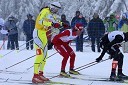 Petra Majdič, smučarska tekačica, Marit Björgen, Norveška in Justyna Kowalczyk, Poljska