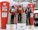 2. mesto: Tobias Angerer, Nemčija, 1. mesto: Petter Northug, Norveška in 3. mesto: Jesper Modin, Švedska