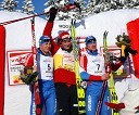 2. mesto: Aleksander Legkov, Rusija, 1. mesto: Petter Northug, Norveška in 3. mesto: Maksim Vjalegžanin, Rusija