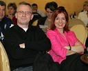 Boris Vugrinec, urednik fotografije časopisne hiše Večer in njegova žena Miša Vugrinec, novinarka Večera