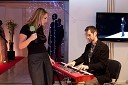 Eva Hren, pevka in Marko Boh, klaviaturist