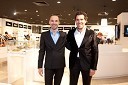 Martin Kosaber, brand manager Pernod Ricard Slovenija d.o.o. in Gregor Zabukovec, direktor modne hiše Midas