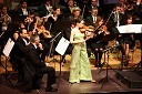 Anja Bukovec, violinistka, z orkestrom