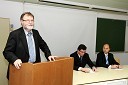 Prof. dr. Ivan Rozman, rektor Univerze v Mariboru, Boštjan Brumen, v.d. dekana Fakultete za turizem UM in Ivan Molan, župan Brežic