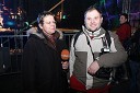 Asja Matjaž, novinarka časnika Večer in Daniel Belinger, Vecer.com