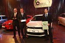 Heinz Slesak, generalni direktor Porsche Slovenija, Marko Škriba, vodja znamke Volkswagen v Sloveniji in Danilo Ferjančič, generalni direktor Porsche Slovenija