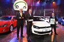 Heinz Slesak, generalni direktor Porsche Slovenija, Marko Škriba, vodja znamke Volkswagen v Sloveniji in Danilo Ferjančič, generalni direktor Porsche Slovenija