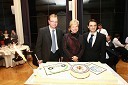 Marko Škriba, vodja znamke Volkswagen v Sloveniji, Sabrina Pečelin, vodja odnosov z javnostmi pri Porsche Slovenija in Danilo Ferjančič, generalni direktor Porsche Slovenija