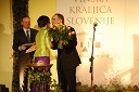 Karolina Kobal, Vinska kraljica Slovenije 2009 in Janez Erjavec, direktor Pomurskega sejma