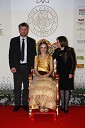 Andreja Erzetič, Vinska kraljica Slovenije 2010 in oče Miro ter mama Jolanka
