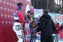 Maria Riesch, smučarka (Nemčija), drugouvrščena na veleslalomu za 46. Zlato lisico, Kathrin Zettel, smučarka (Avstrija) in zmagovalka veleslaloma za 46. Zlato lisico ter Igor Lukšič, minister za šolstvo in šport