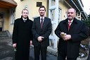 Dr. Matej Lahovnik, minister za gospodarstvo, Branko Žerdoner, predsednik uprave podjetja Mariborska livarna Maribor (MLM) in Mustafa Mujezinović, predsednik vlade federacije Bosne in Hercegovine