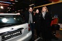 Luka Novak, Valentina Smej Novak, voditelja in scenarista oddaje Ljubezen skozi želodec in Barbara Uranjek, direktorica marketinga BMW Group Slovenija