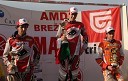 Zmagovalci dirke: Pierfilippo Bertuzzo, Marco Madii in Gianluca Martini (vsi Italija)