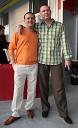 Kosta Turner in Ivan Vinko, solastnika Bowling centra Strike