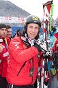 Marcel Hirscher, smučar (Avstrija) in zmagovalec veleslaloma za 49. Pokal Vitranc