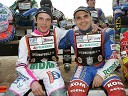 Jernej Kolenko in Izak Šantej (oba Slovenija) stezni rezervi na dirki za VN Slovenije 2006 v speedwayu