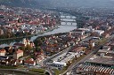 Mesto Maribor in reka Drava