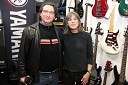 Žarko Jankovič, kitarist in Mike Stern, jazz kitarist