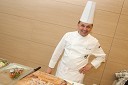 	Branko Podmenik, lastnik srebrne medalje v kulinariki, šef kuhinje v restavraciji Borbona