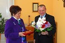 Dubravka Tomšič Srebotnjak, pianistka in Franc Kangler, župan Mestne občine Maribor