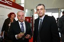 Branko Selak, predsednik Združenja za gradbeništvo pri GZS in predsednik upravnega odbora podjetja Marmor Hotavlje Holding d.o.o. ter Črtomir Remec, predsednik Inženirske zbornice Slovenije (IZS)